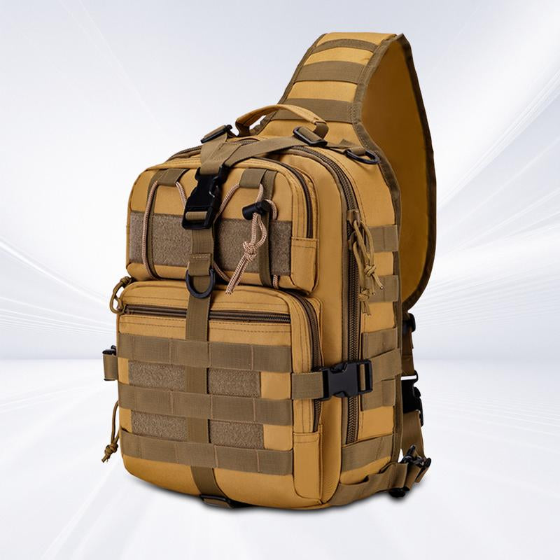 Springtok Portable Cycling Breast Bag,Outdoor Multi-Functional Camo Breast Bag,Cycling Bag,Survival Bag,Travel Accessories,Men'S Messenger Bag,Suitable for Camping,Hiking and Fishing,Bug Bag,Travel Bag,Biker Purse