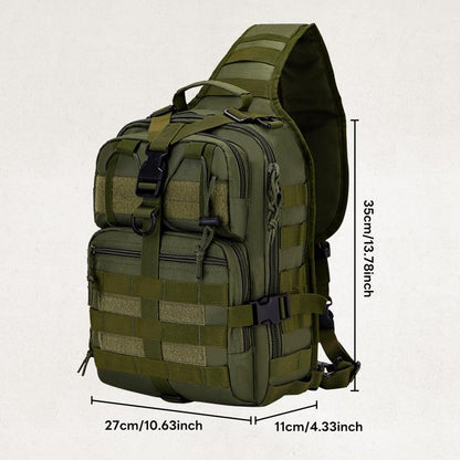 Springtok Portable Cycling Breast Bag,Outdoor Multi-Functional Camo Breast Bag,Cycling Bag,Survival Bag,Travel Accessories,Men'S Messenger Bag,Suitable for Camping,Hiking and Fishing,Bug Bag,Travel Bag,Biker Purse