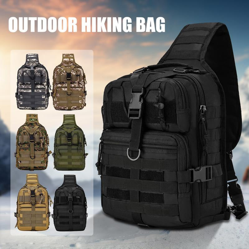 Springtok Portable Cycling Breast Bag,Outdoor Multi-Functional Camo Breast Bag,Cycling Bag,Survival Bag,Travel Accessories,Men'S Messenger Bag,Suitable for Camping,Hiking and Fishing,Bug Bag,Travel Bag,Biker Purse